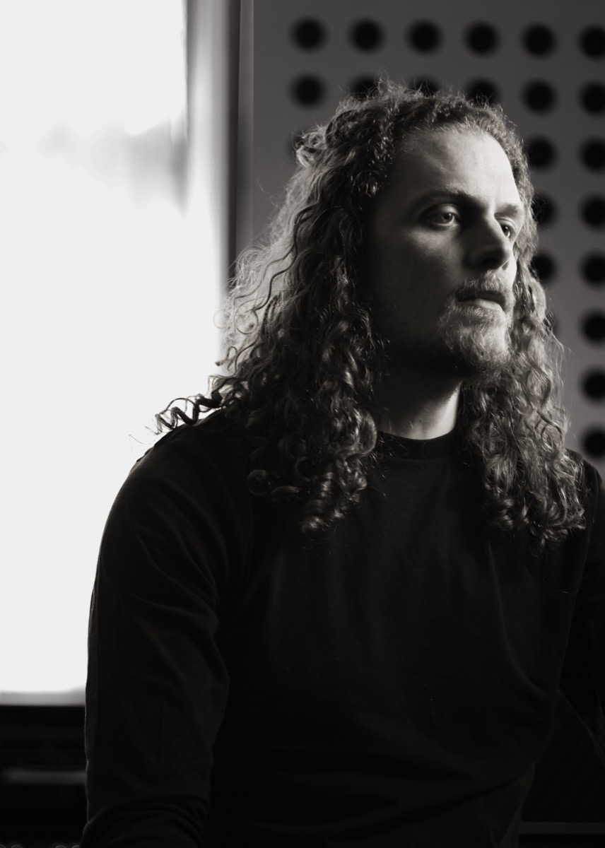 Black and white portrait of Rob